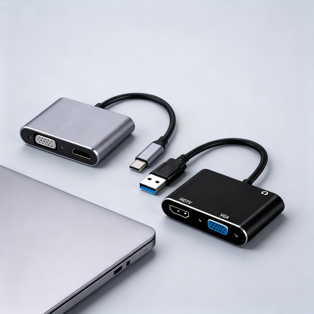 Audio Music Splitter - Adattatore USB 3.0/TYPE-C a HDMI VGA