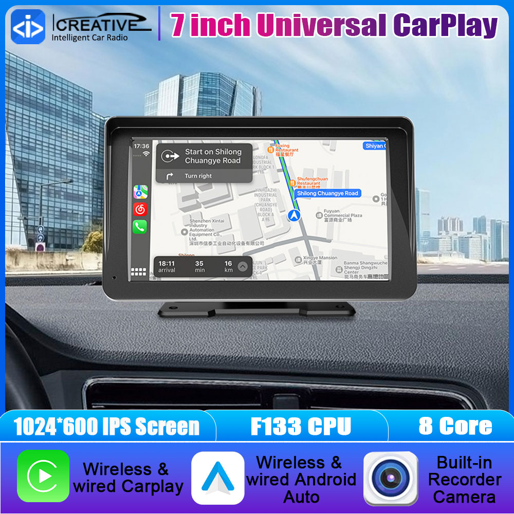 Audio Music Only - Schermo Touch HD da 7 Pollici