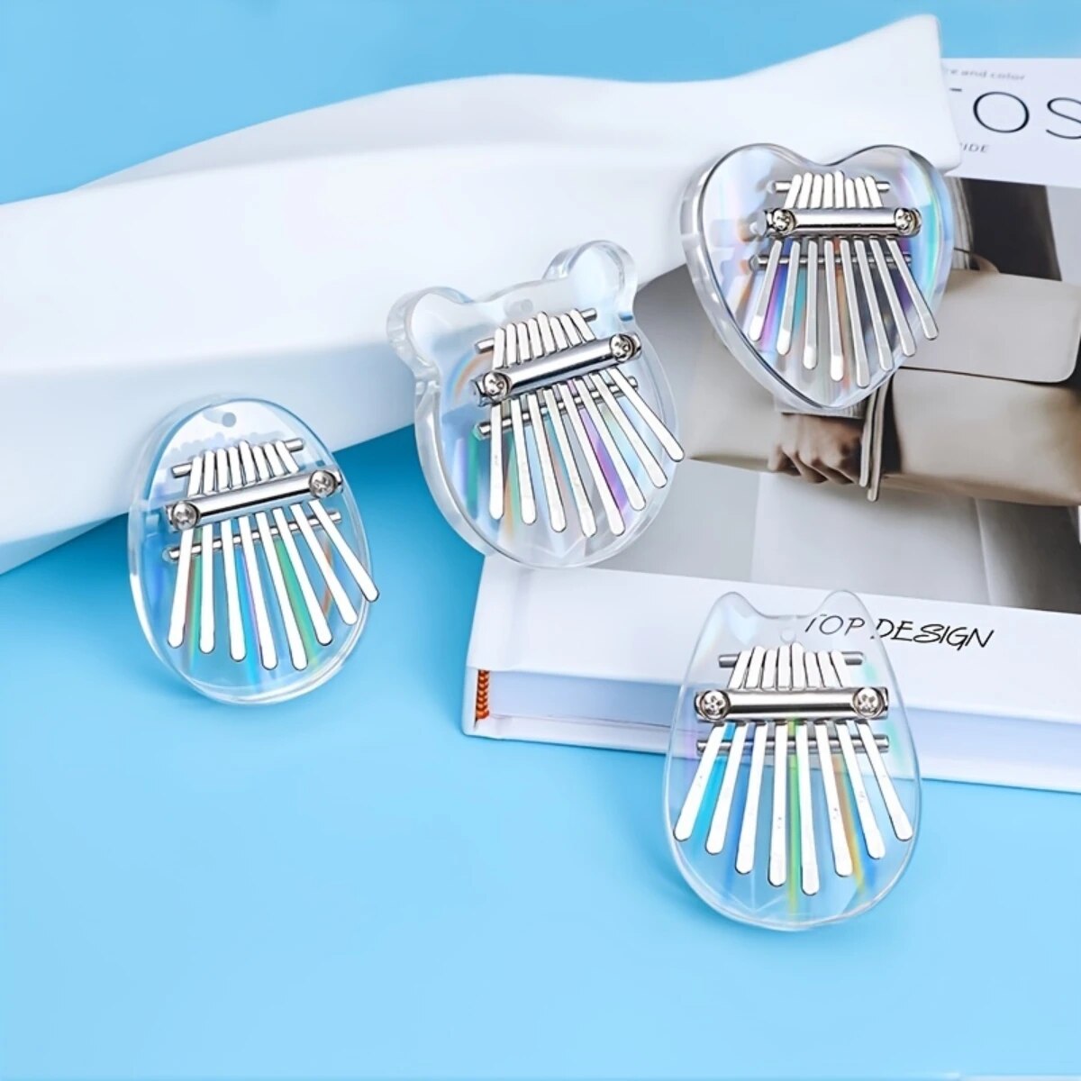 Kalimba Thumb Piano - Miwayer 8 tasti Mini Kalimba Arcobaleno