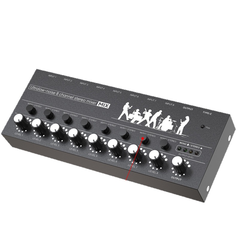 Audio Music Hub - Mixer a Sei Vie, Mini Mixer