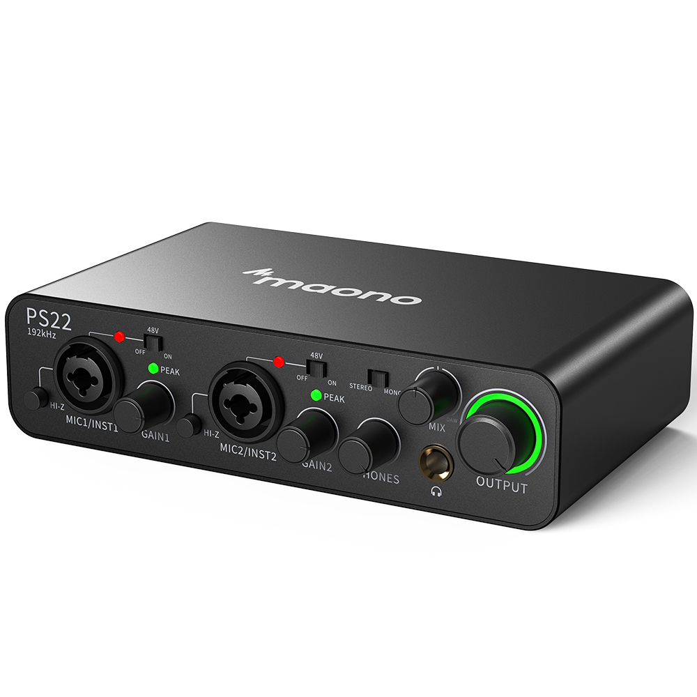 Audio Music Mixer - MAONO PS22 Interfaccia Audio Professionale, Mixer,