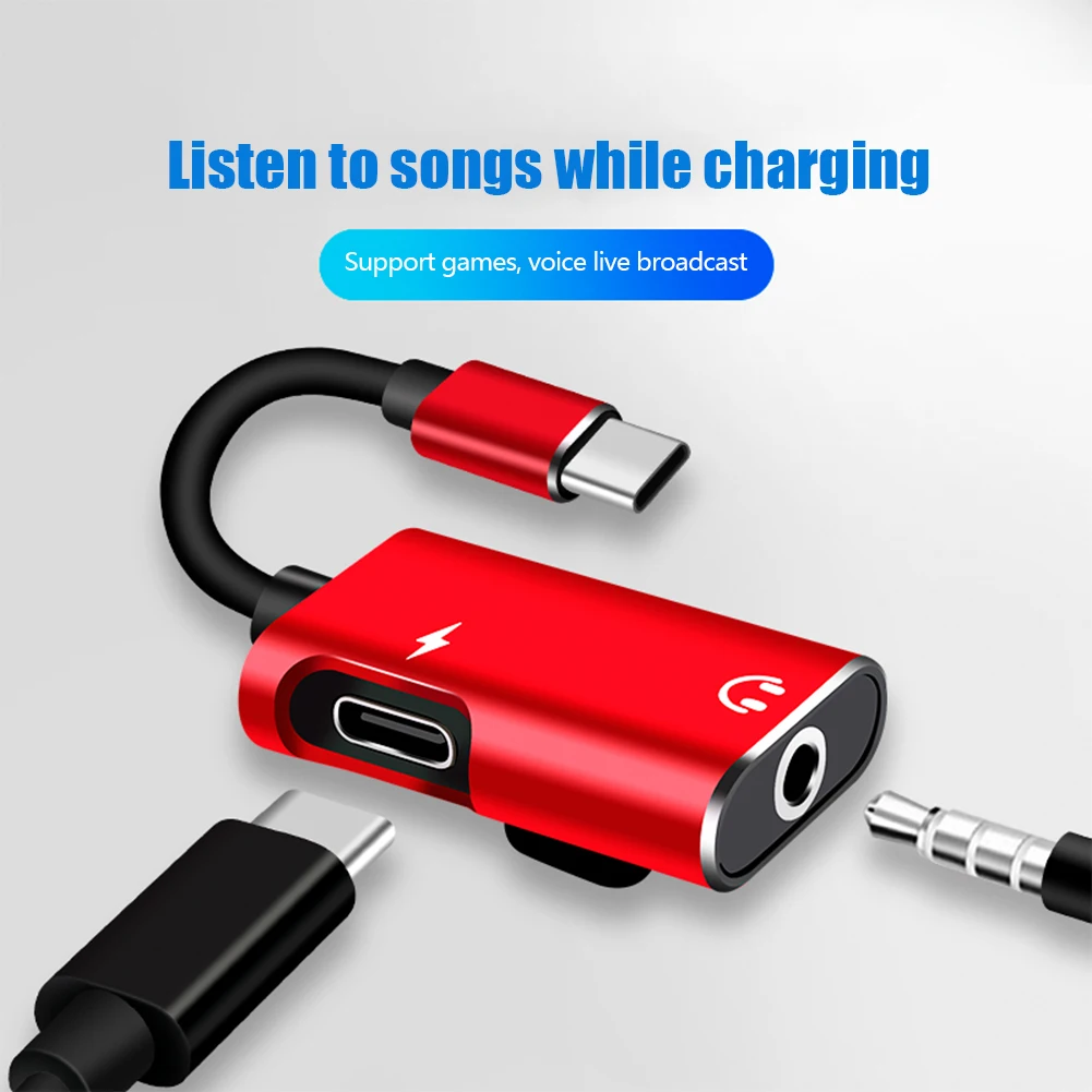 Audio Music Splitter - Adattatore 2-in-1 da USB-C a jack