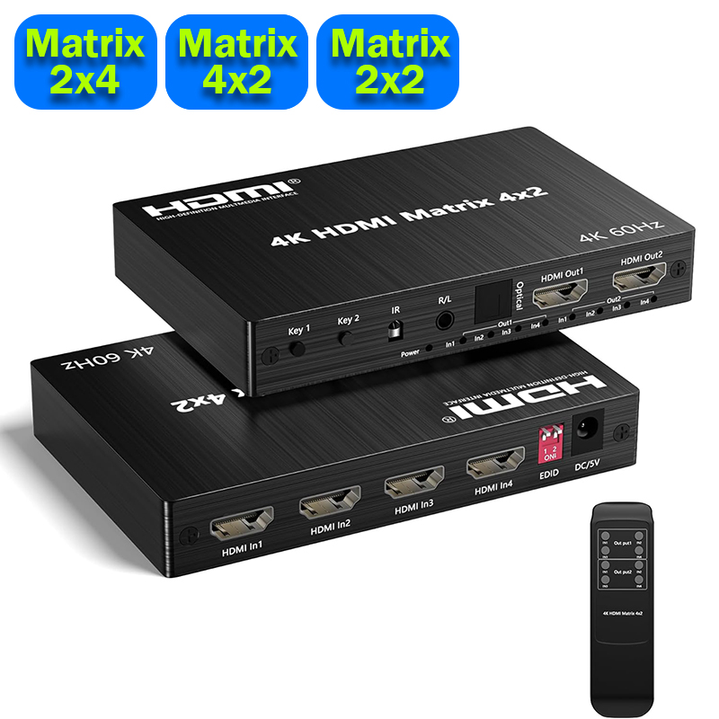 Audio Music Splitter - Switcher a matrice HDMI 4K 60Hz