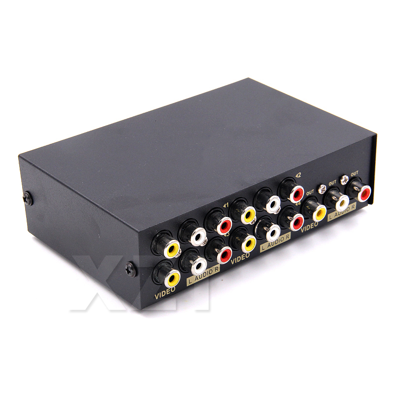 Audio Music Splitter - Nuovo 2/4/8 Porte AV RCA Audio