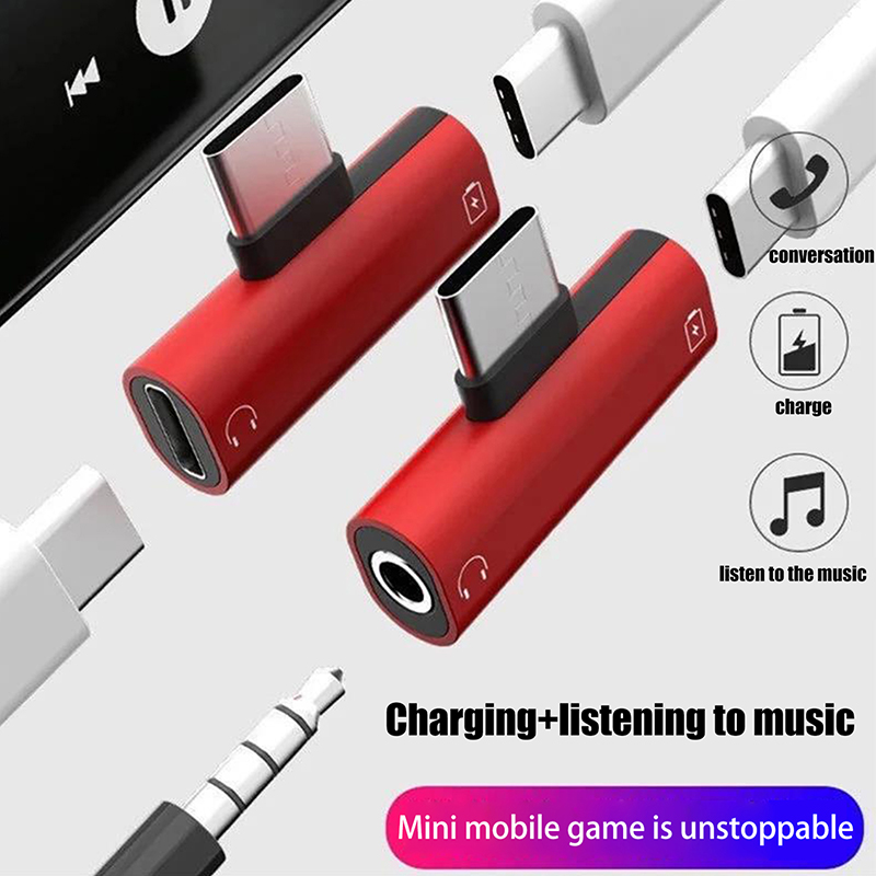 Audio Music Splitter - Adattatori metallici per cuffie da USB