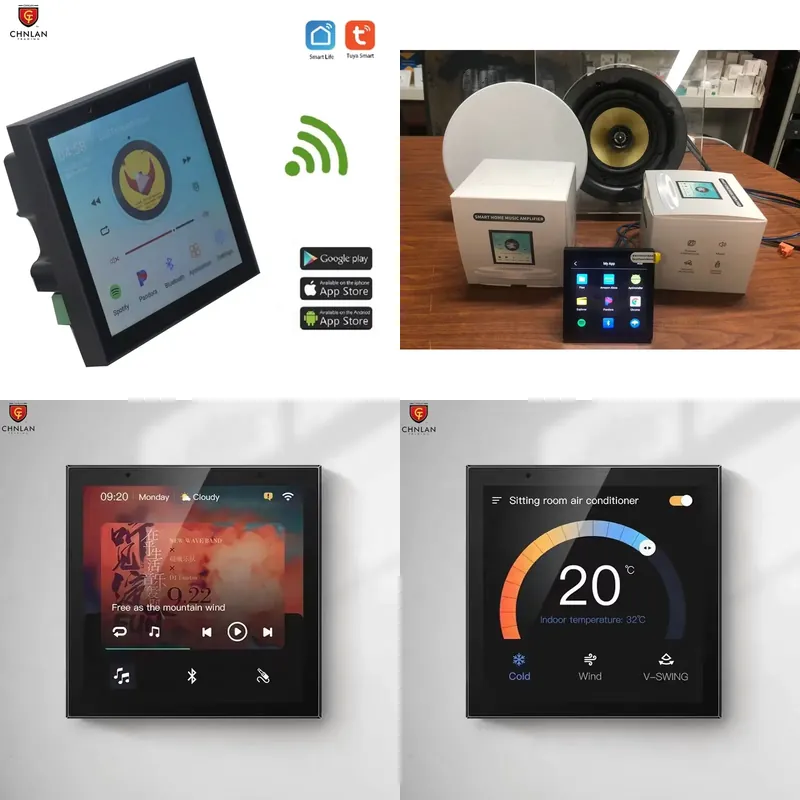 Audio Music Hub - Amplificatore da Parete con Controllo Remoto