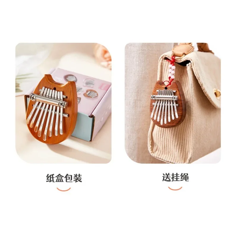 Kalimba Thumb Piano - 8 tasti Mini Kalimba in legno