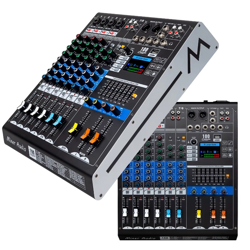 Audio Music Mixer - GAX-HLM80 Mixer Audio Verde a 8