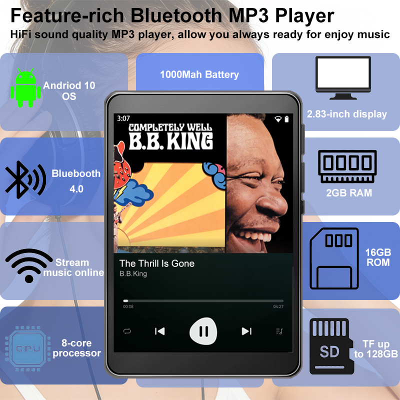 Audio Music Mp3 Download Free - Lettore MP3 WiFi Android 10 Spotify