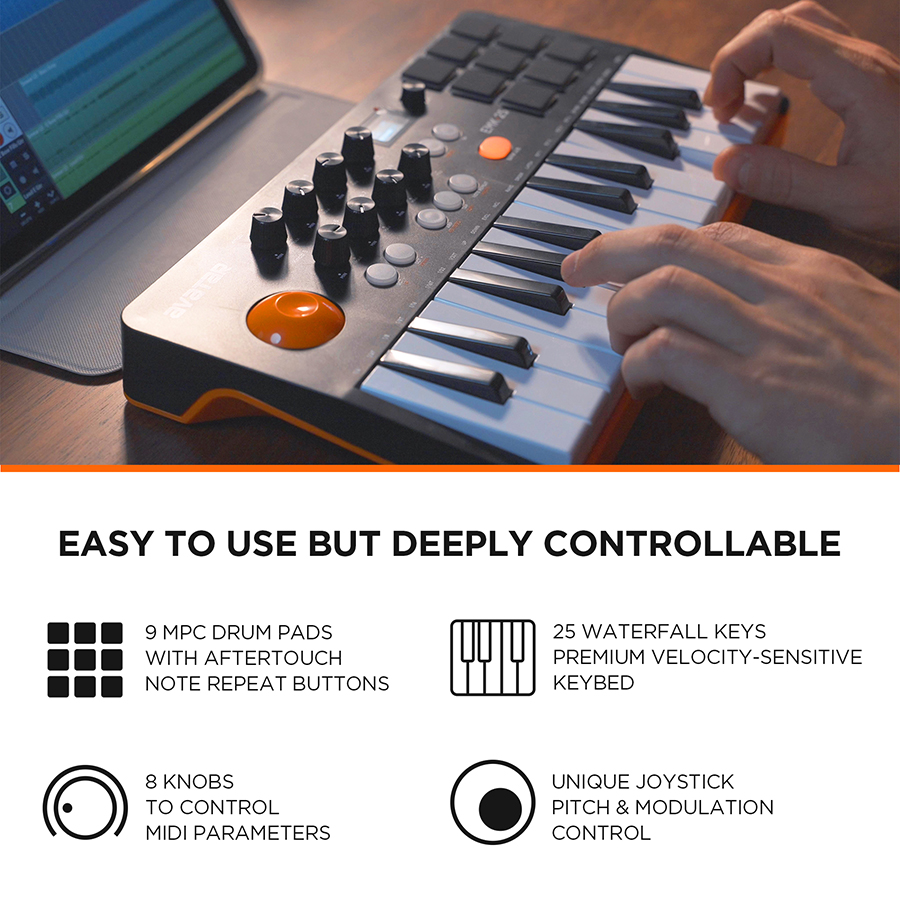 Controller MIDI con 25 Tasti,  - Midi Controller Pad recensione e prezzo