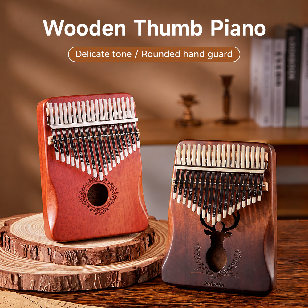 Kalimba in mogano a 21 tasti,  - Kalimba Thumb Piano recensione e prezzo