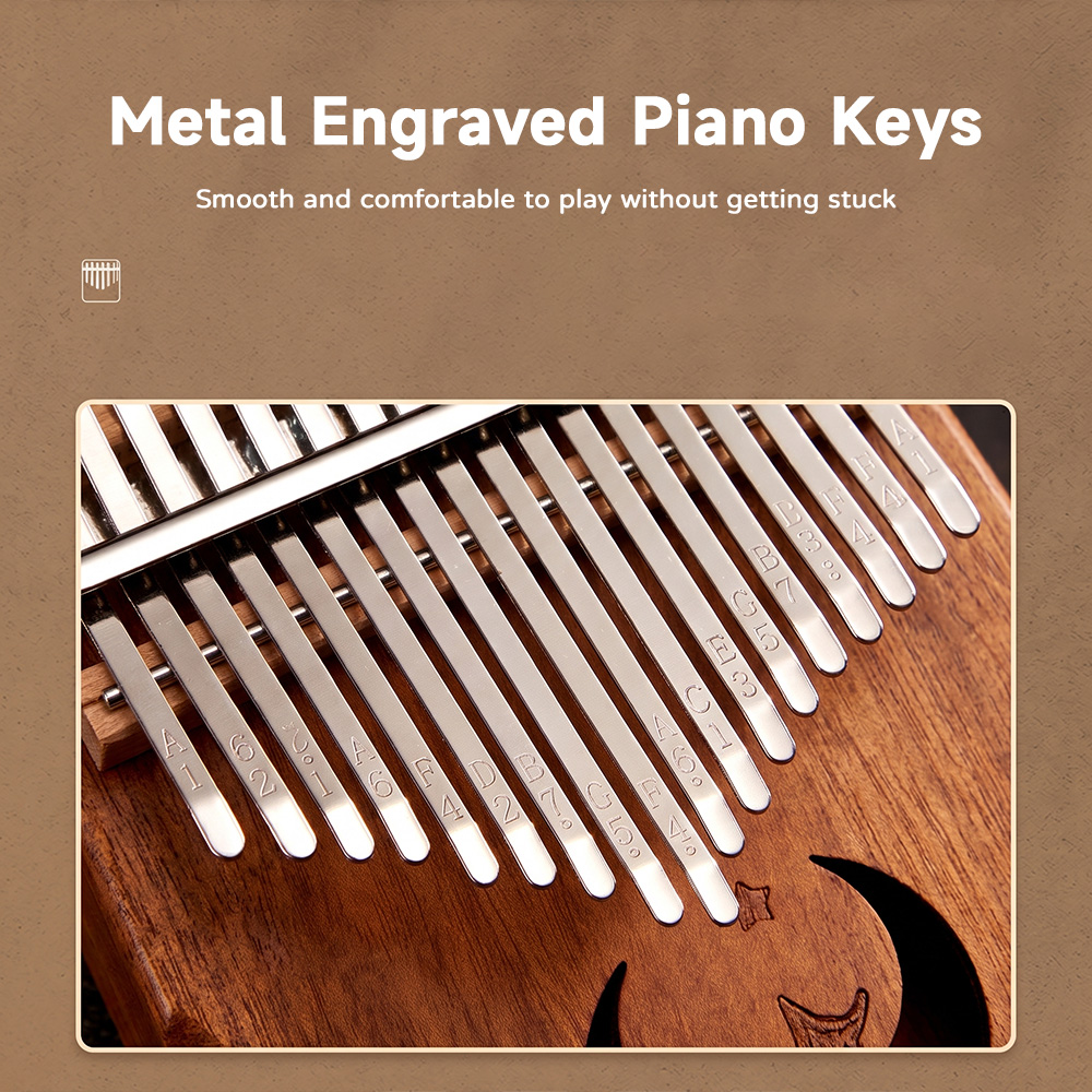 Kalimba in mogano a 21 tasti,  - Kalimba Thumb Piano recensione e prezzo