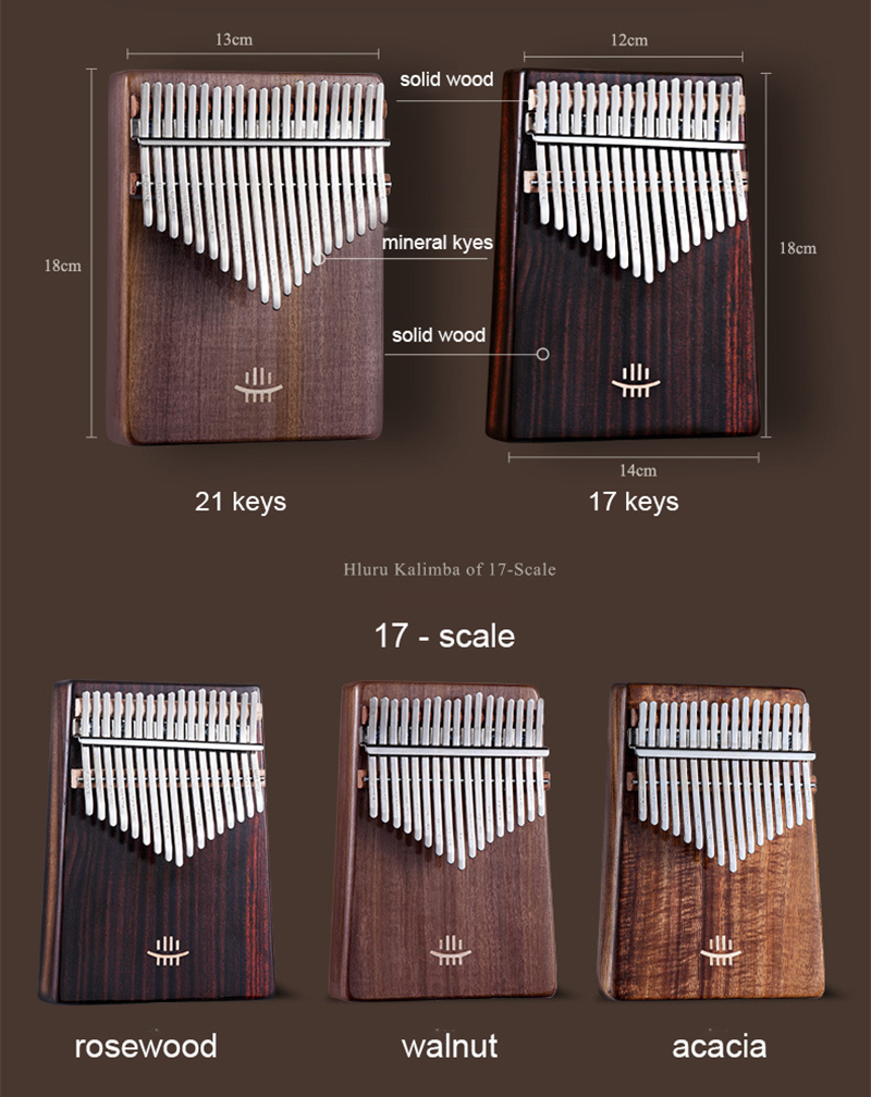 Hluru Kalimba 17 tasti con for - Kalimba Thumb Piano recensione e prezzo