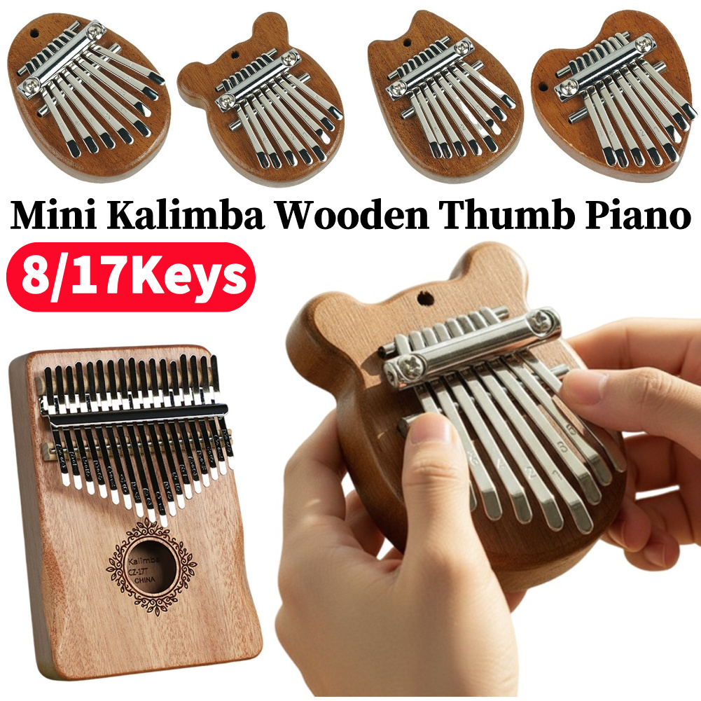 Kalimba in Legno Mini a 8/17 T - Kalimba Thumb Piano recensione e prezzo