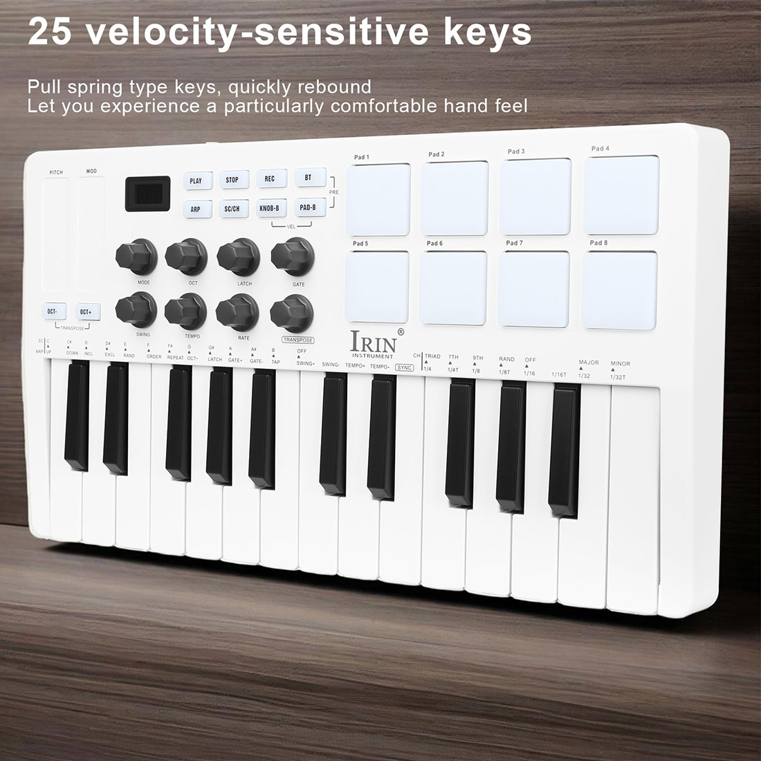 SMK-25 Tastiera MIDI Portatile - Midi Controller Pad recensione e prezzo