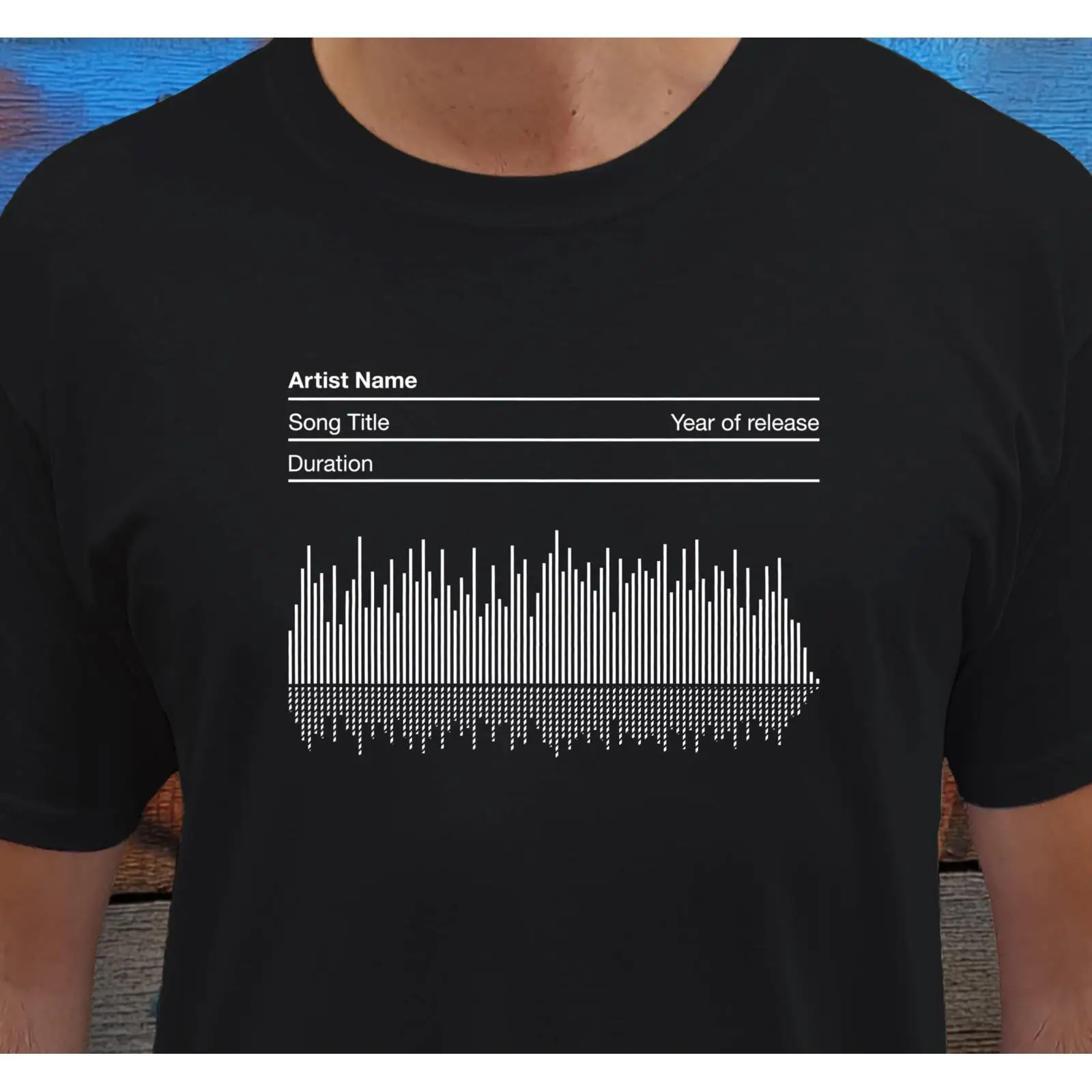 T-shirt personalizzata con ond - Music Song Audio recensione e prezzo