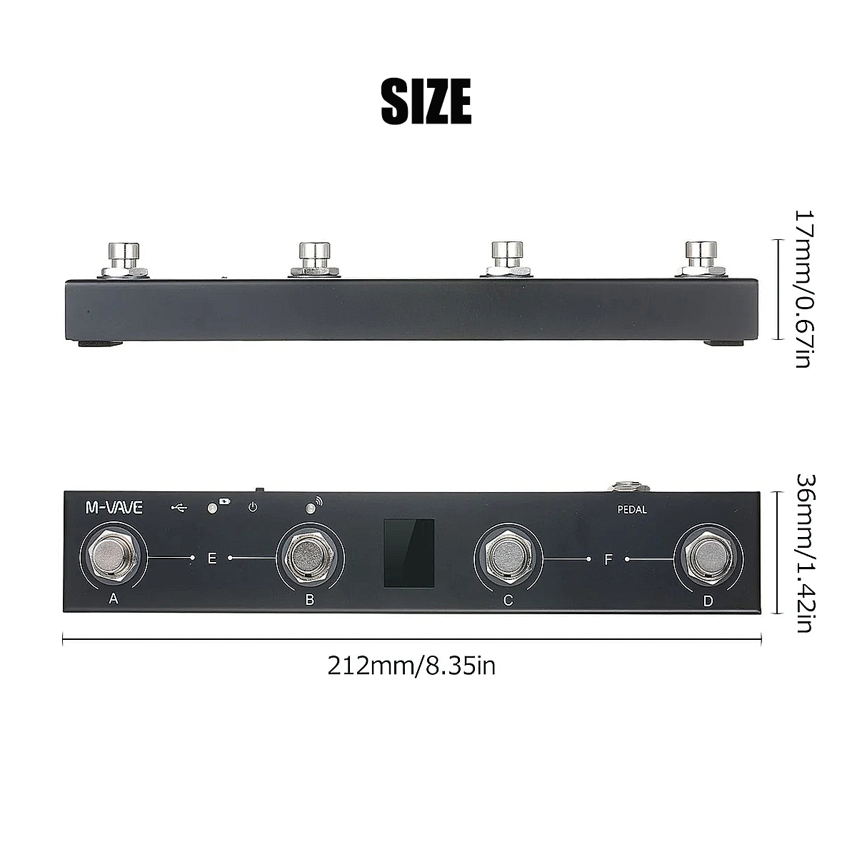 M-VAVE Controller piede MIDI B - Midi Controller Pad recensione e prezzo