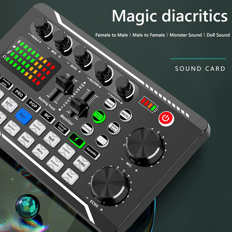 F998 Scheda audio dal vivo Aud - Audio Music Tiktok recensione e prezzo