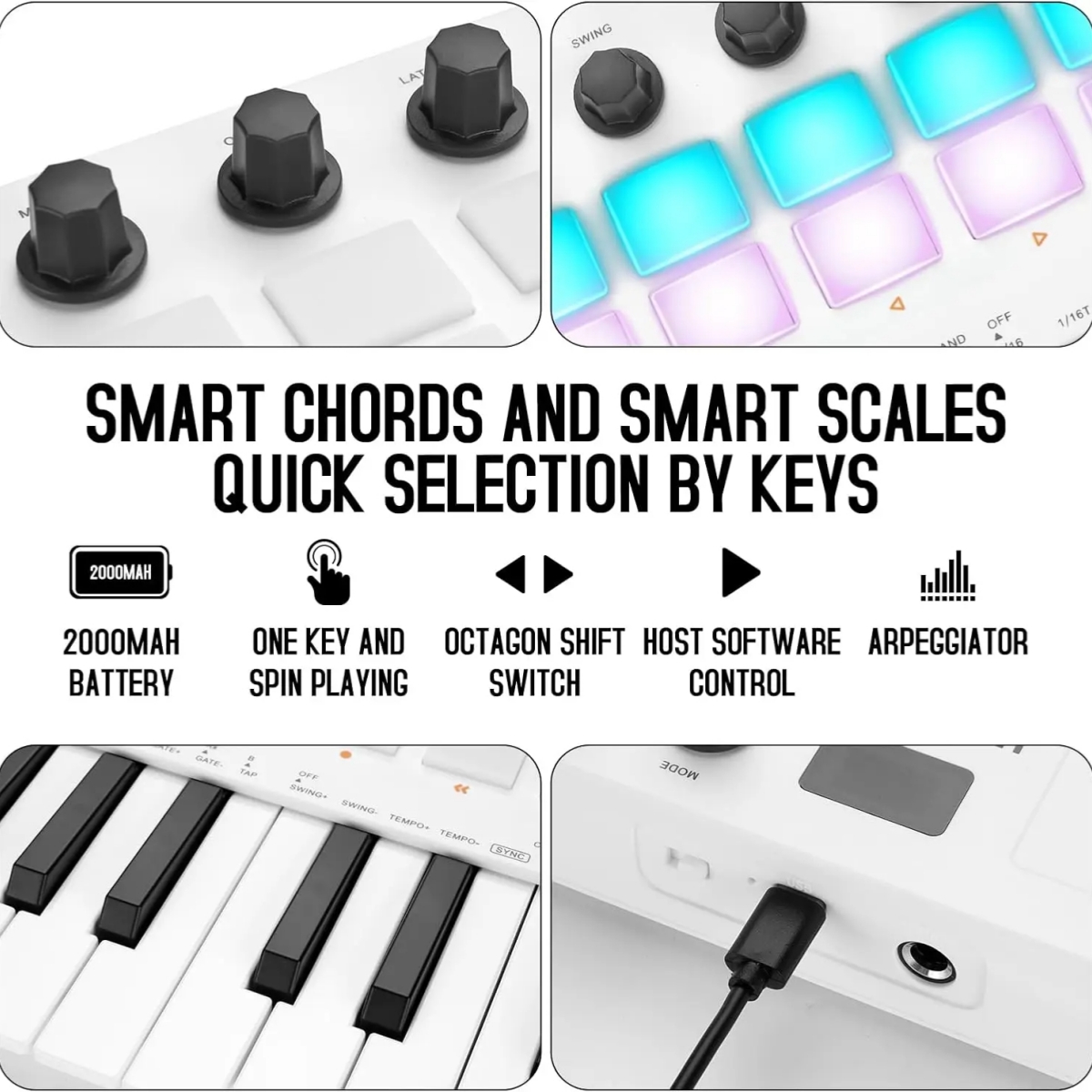 M-VAVE SMK-25 II Tastiera Cont - Midi Controller Pad recensione e prezzo