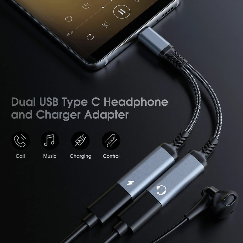 Splitter USB C OTG 2 IN 1 a do - Audio Music Splitter recensione e prezzo