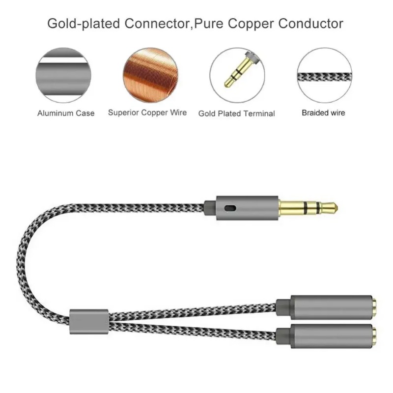 Adattatore per cuffie Cavo sdo - Audio Music Splitter recensione e prezzo