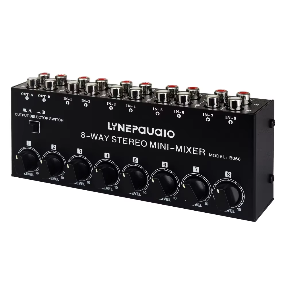Mini mixer passivo stereo a 8  - Audio Music Mixer recensione e prezzo