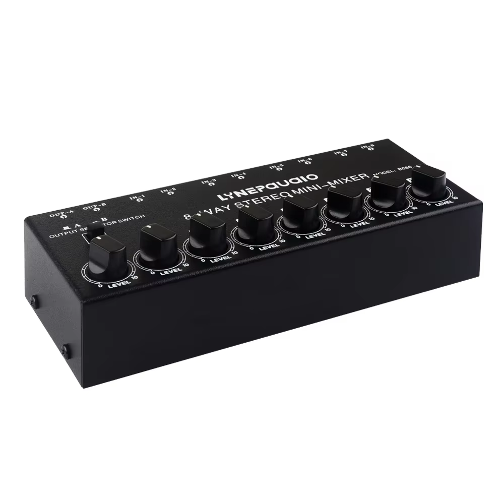 Mini mixer passivo stereo a 8  - Audio Music Mixer recensione e prezzo