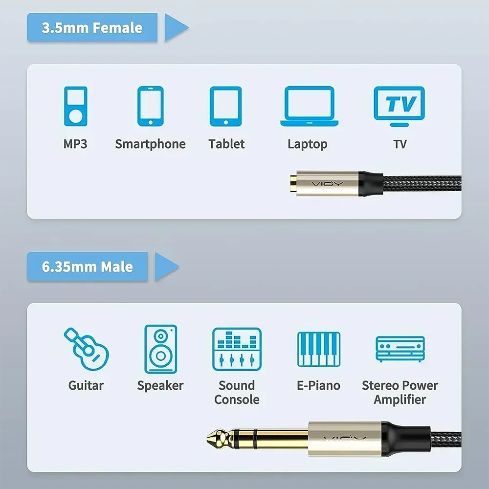 Adattatore per cuffie da 6.35m - Audio Music Mixer recensione e prezzo